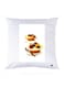 Printed Pillow polyester White 30x30cm