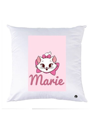 Printed Pillow polyester White 30x30cm