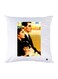 Printed Pillow Polyester White 30x30cm
