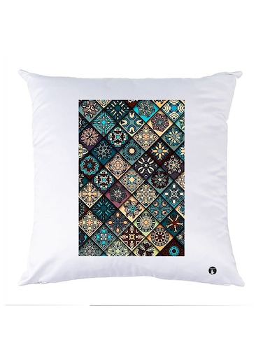 Printed Pillow Case polyester White 30x30cm