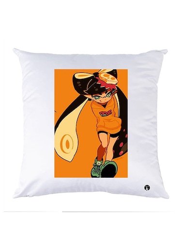 Printed Pillow Case polyester White 30x30cm