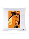 Printed Pillow Case polyester White 30x30cm