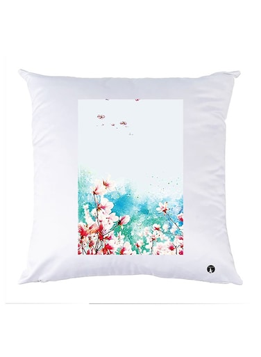 Printed Pillow Polyester White