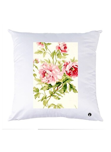 Printed Pillow Case polyester White 30x30cm