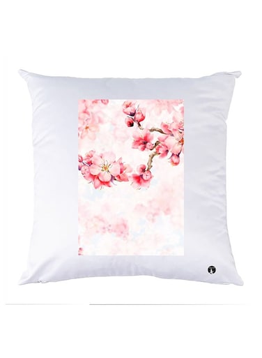 Printed Pillow Case polyester White 30x30cm