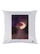 Girl Printed Throw Pillow White/Beige/Purple 30x30cm
