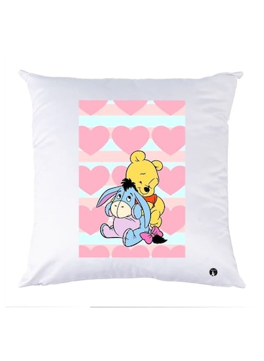 Printed Pillow Polyester Multicolour 30x30cm