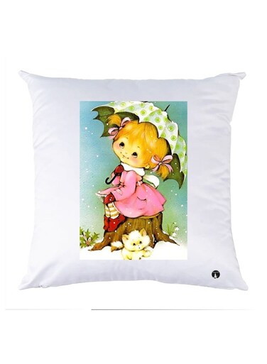 Printed Pillow polyester Multicolour 30x30cm