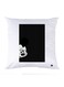 Printed Pillow polyester White/Black 30x30cm