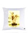 Printed Pillow polyester White 30x30cm