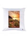 Printed Pillow Case polyester White 30x30cm