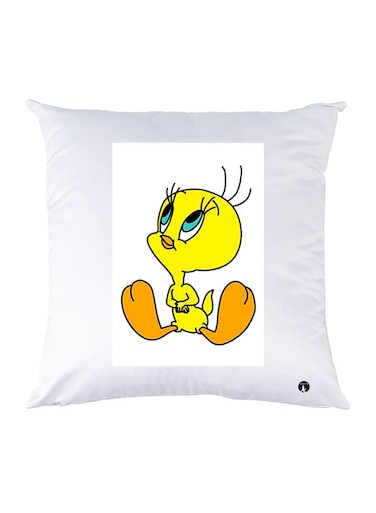 Printed Pillow polyester White 30x30cm