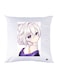 Printed Pillow Case polyester White 30x30cm