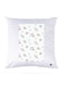 Printed Pillow Case polyester White 30x30cm