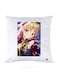 Printed Pillow Case Polyester White 30x30cm