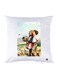 Printed Pillow Case polyester White 30x30cm