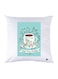 Printed Pillow Case Polyester White 30x30cm