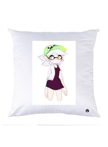 Printed Pillow Case polyester White 30x30cm