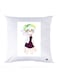 Printed Pillow Case polyester White 30x30cm