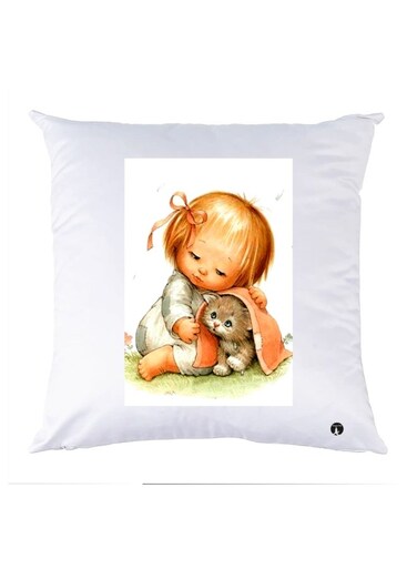 Printed Pillow polyester Multicolour 30x30cm