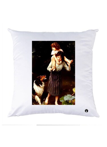 Printed Pillow Case Polyester White