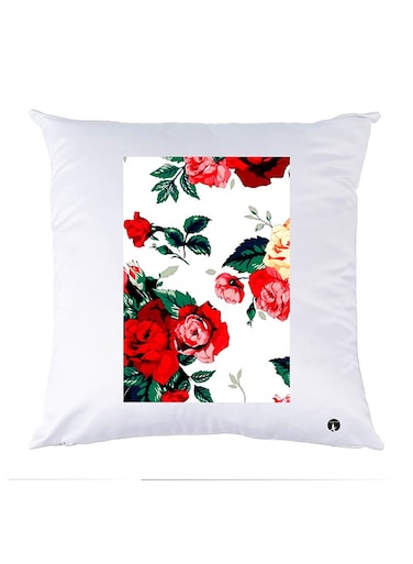 Printed Pillow polyester White 30x30cm