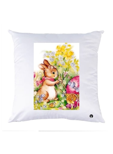 Printed Pillow Polyester Multicolour 30x30cm