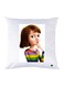 Printed Pillow polyester White 30x30cm