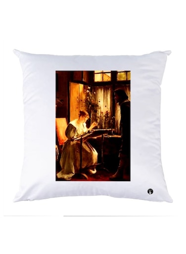 Printed Decorative Pillow Multicolour 30x30cm