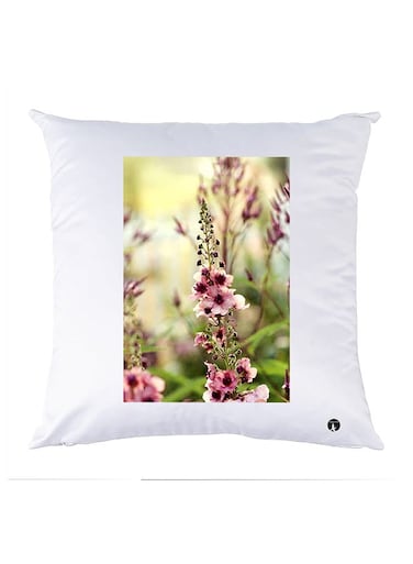 Printed Pillow Case polyester White 30x30cm