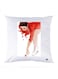 Printed Pillow Case polyester White 30x30cm