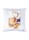 Printed Pillow Case polyester White 30x30cm