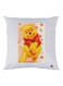 Pooh Printed Throw Pillow White/Yellow/Red 30x30cm