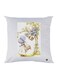 Cartoon Printed Throw Pillow White/Green/Brown 30x30cm