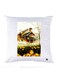 Printed Pillow Case polyester White 30x30cm