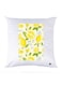 Printed Pillow Case Polyester White 30x30cm