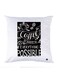 Printed Pillow Case polyester White 30x30cm