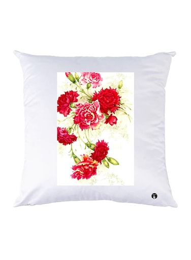 Printed Pillow polyester White 30x30cm