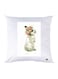 Printed Pillow Case polyester White 30x30cm