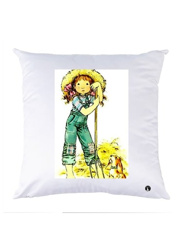 Printed Pillow Polyester Multicolour 30x30cm