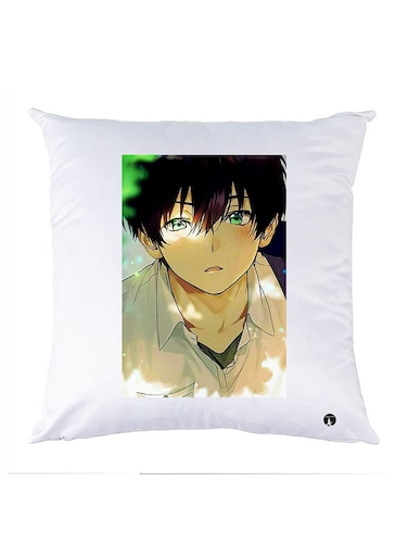 Printed Pillow Case polyester White 30x30cm
