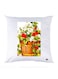 Printed Pillow Case polyester White 30x30cm