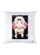 Printed Pillow Polyester White 30x30cm