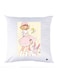 Printed Pillow Case Polyester White 30x30cm