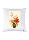 Printed Pillow Case polyester White 30x30cm