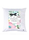 Printed Pillow polyester White 30x30cm