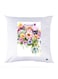 Printed Pillow Case polyester White 30x30cm