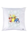 Cartoon Printed Decorative Throw Pillow White/Grey/Yellow 30x30cm