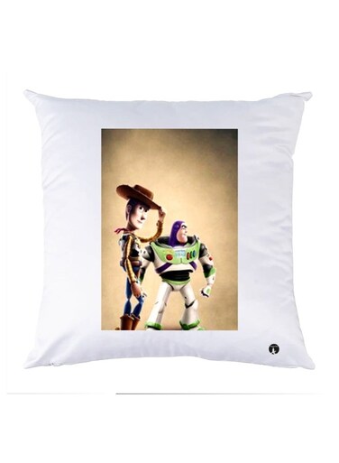 Printed Pillow Polyester Multicolour