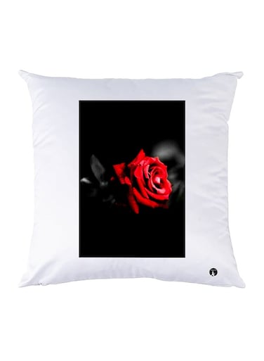 Printed Pillow Case polyester White 30x30cm